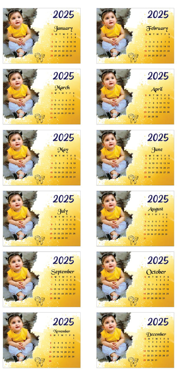 2026 Personalized Desktop Calendar ✨Table Top | Customized with Your Photos