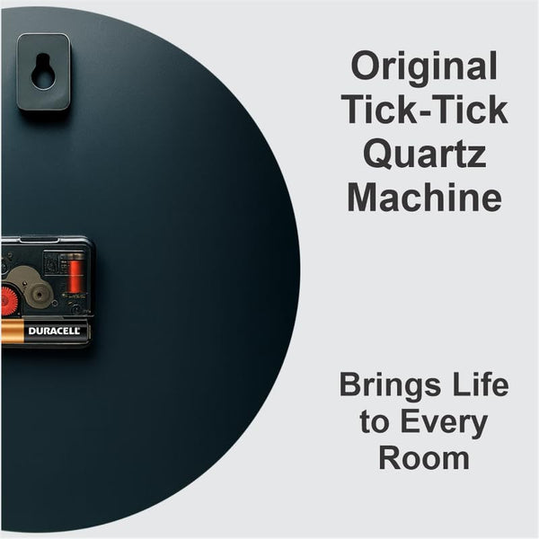 Baby Teddy Wall Clock 12 Inch – Cute Nursery & Kids Room Clock for Baby Shower Gift & Home Décor