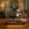 Customized LED Acrylic Photo Lamp for Anniversary with Name Date and Picture | Personalized Night Light Gift for Couples and Special Occasions