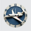 Aircraft Theme Wall Clock – 12 Inch Luxury Jet Design for Office, Living Room & Kids Space | Ideal Gift for Travel Enthusiasts