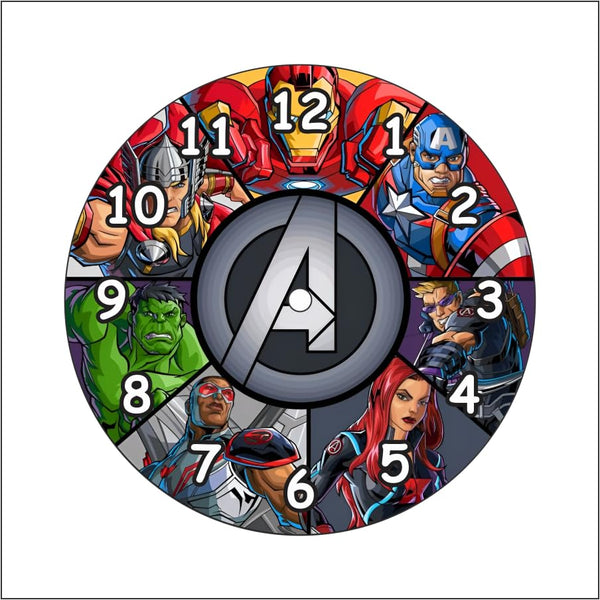 THE MAGICAL GIFTS Marvel Avengers Wall Clock Superhero Timepiece for Kids Bedroom Avengers Gifts for Boys and Girls (12 INCH)