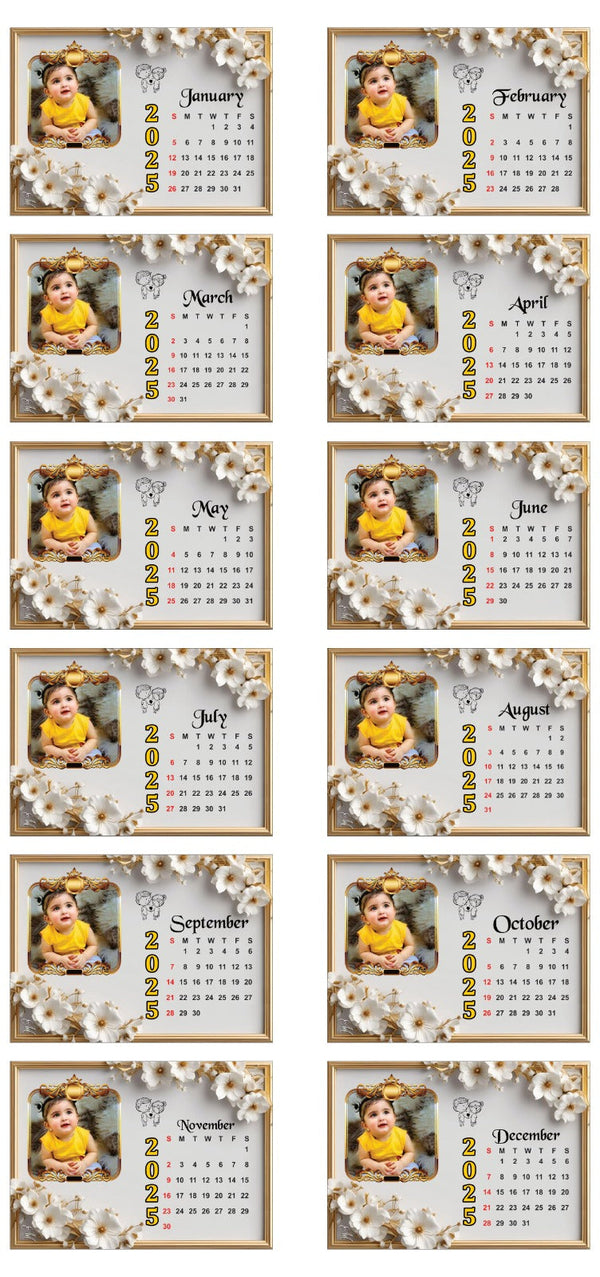 2026 Personalized Desktop Calendar ✨Table Top | Customized with Your Photos