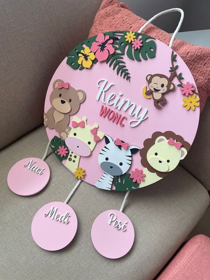 💖 Beautiful 3D cutout name board — perfect for baby room décor or gifting 🎁