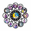 The Magical Gift Personalized Family Photo Wall Clock with 13 Custom Picture Slots Stylish Decorative Gift for Home Living Room Bedroom Anniversary Birthday Memory Frame