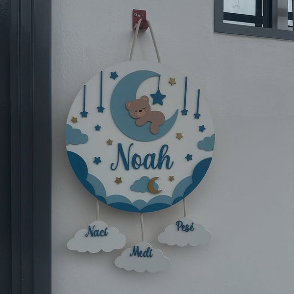 💖 Beautiful 3D cutout name board — perfect for baby room décor or gifting 🎁