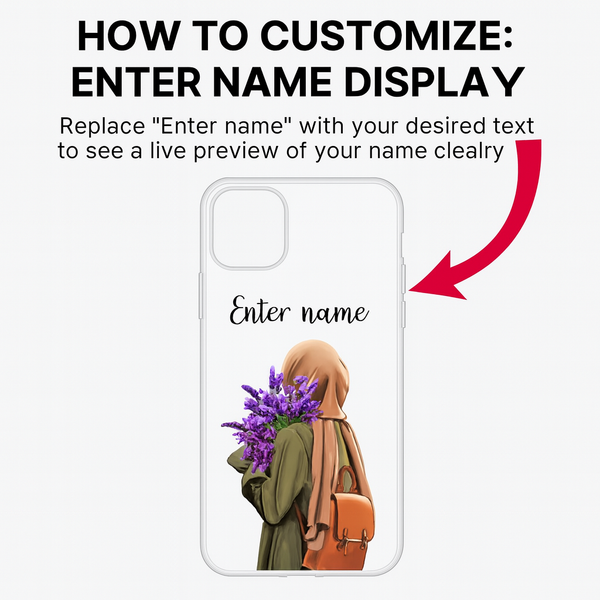 Stylish Floral Girl Mobile Cover | Shockproof Premium Case for All Smartphone Models | Perfect Gift for Sisters & Friends