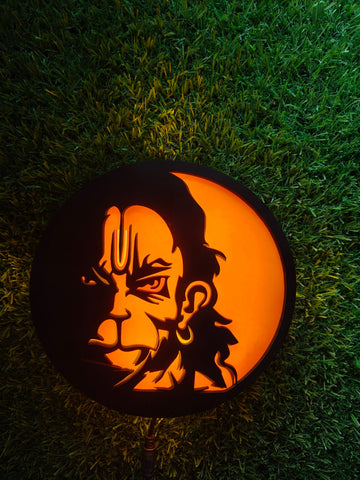 Led hanuman ji lamp