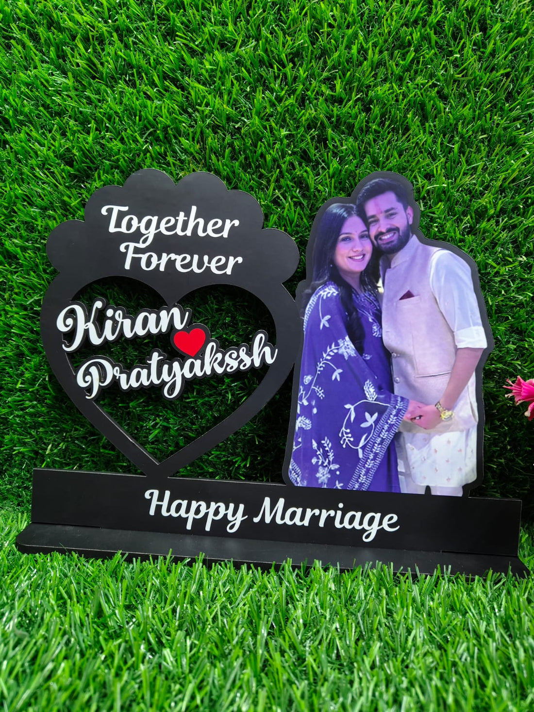 ✨ Customized Name Board with Photo Cut-Out ✨