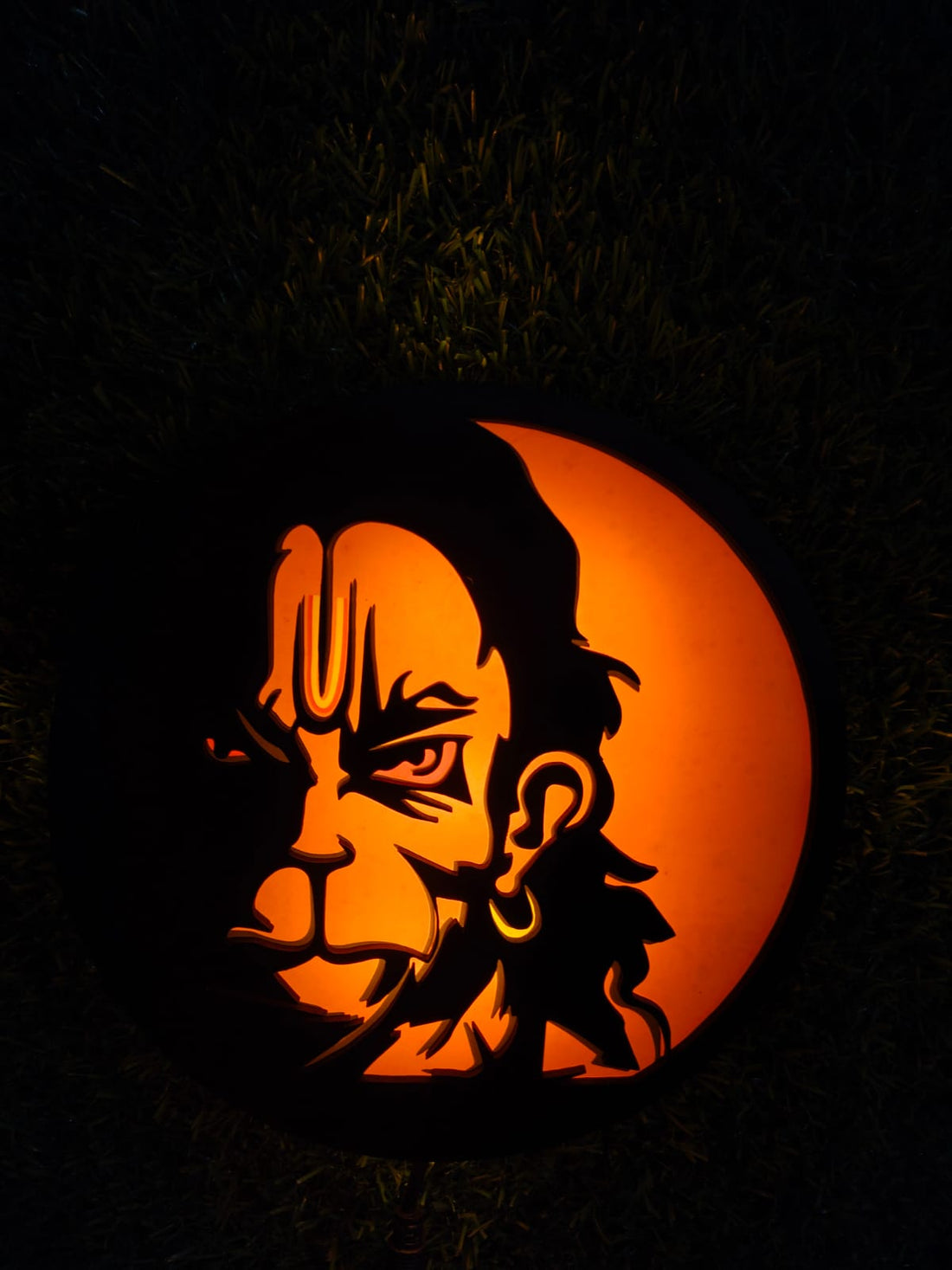 Led hanuman ji lamp