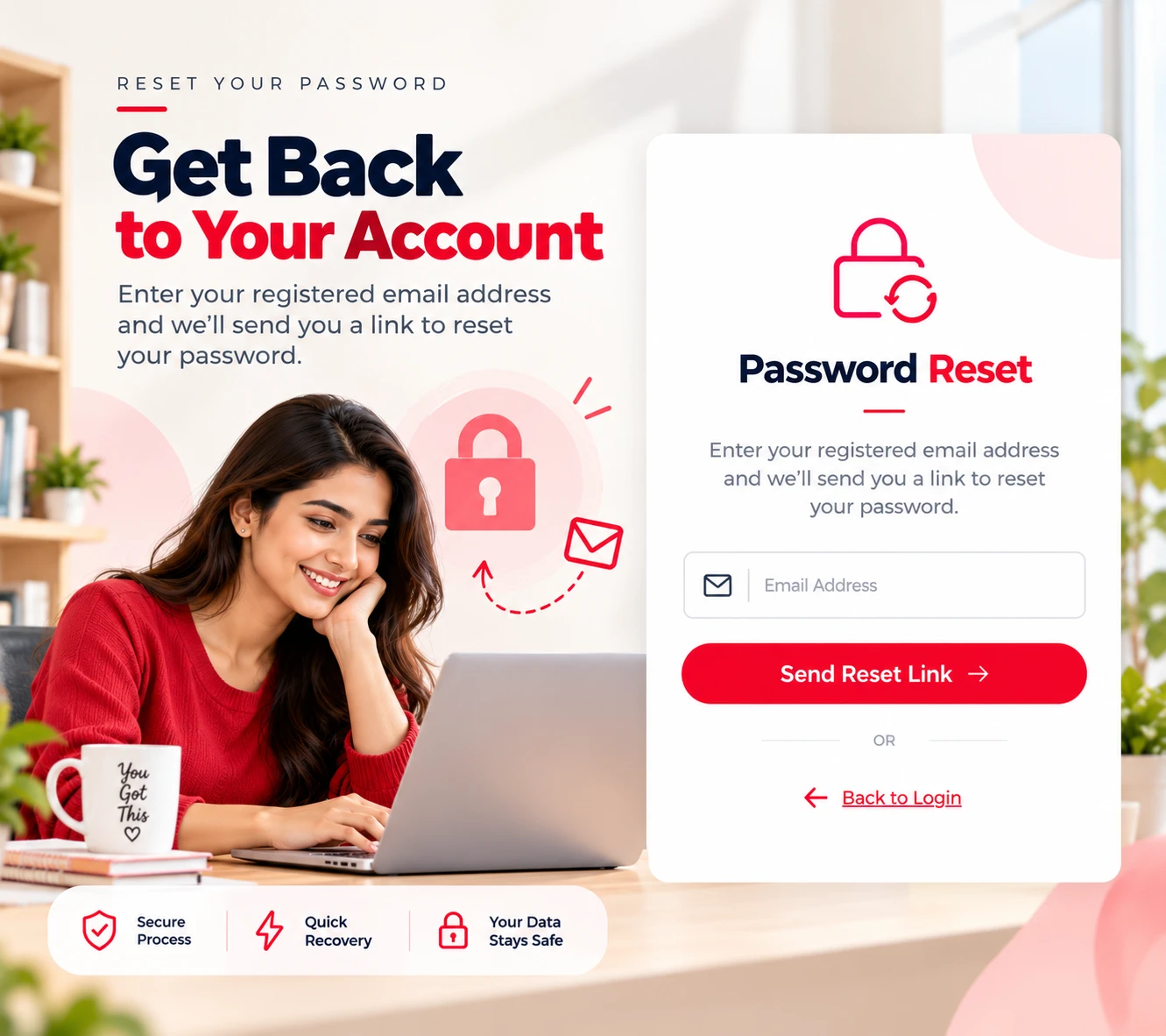 Forgot Password Page Image
